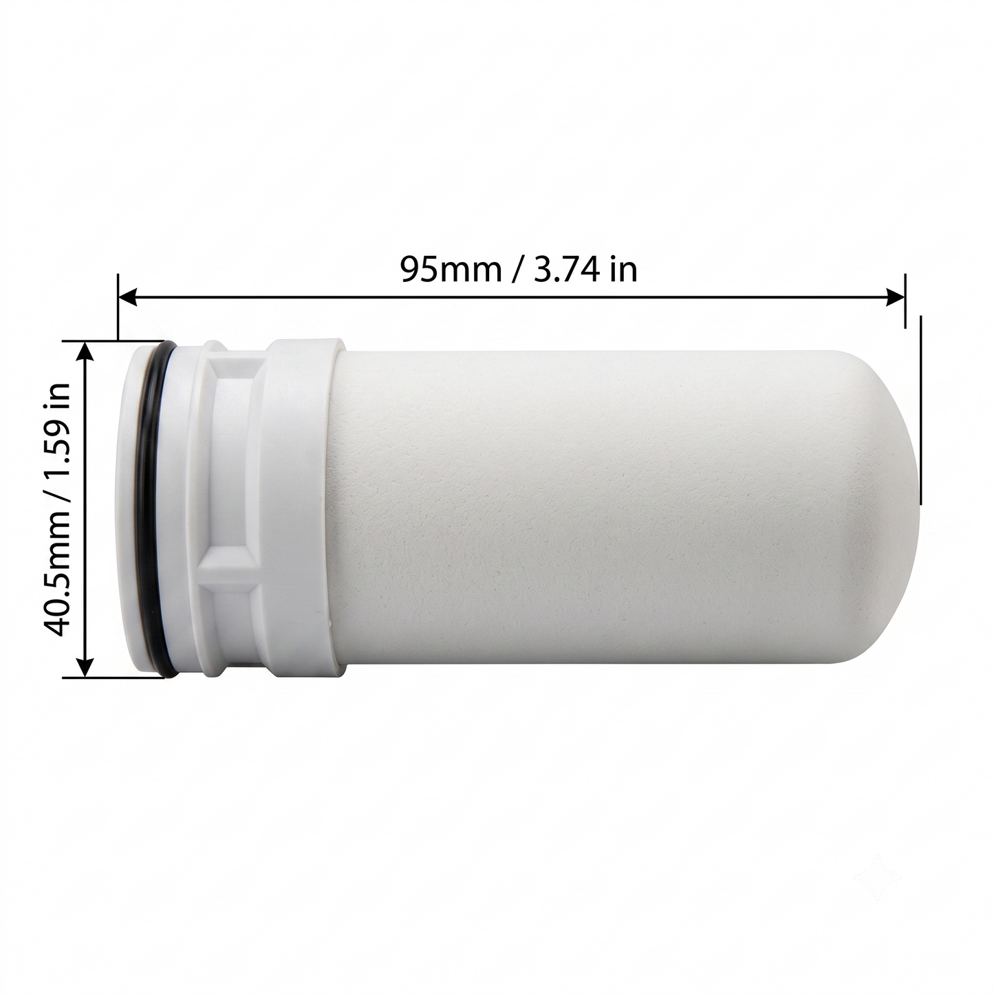 Pack de 4 Filtros Cerámicos de Alto Rendimiento