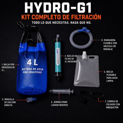 HYDRO-G1 | KIT DE SUPERVIVENCIA