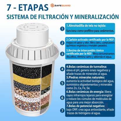 Cartuchos de Purificación Mineral