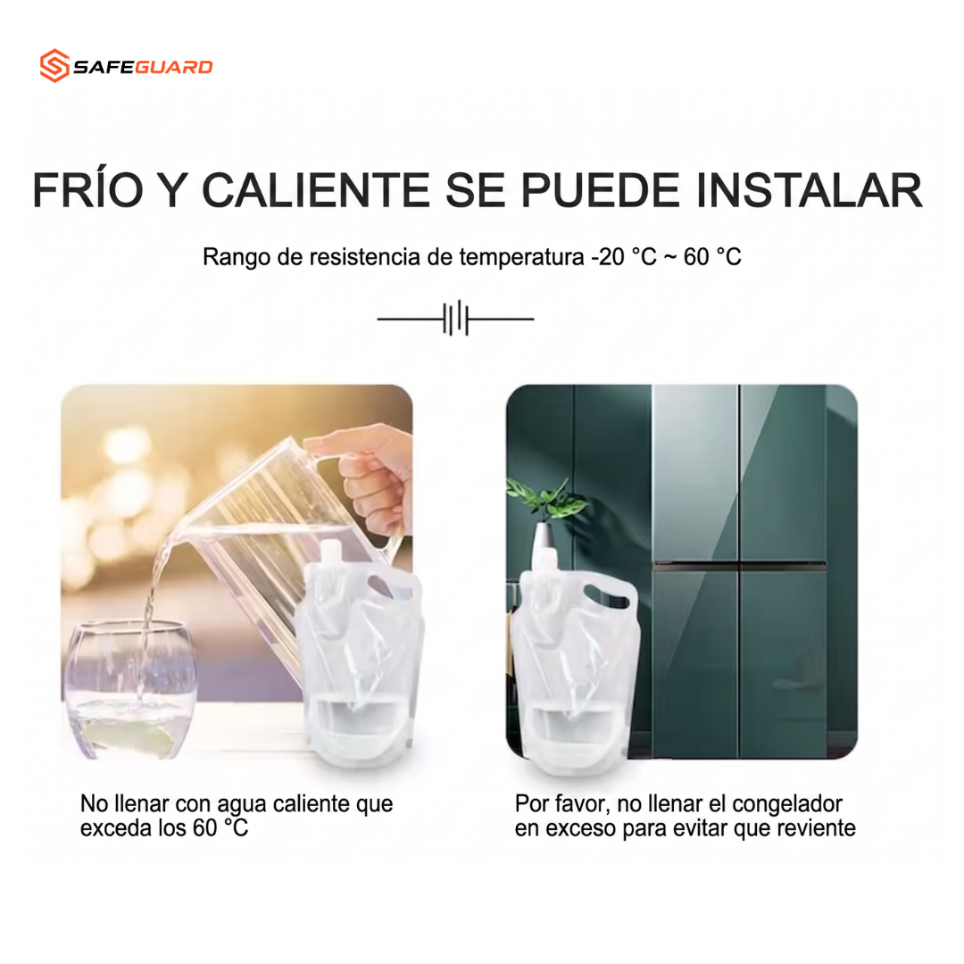 SafeGuard AquaPack™ – Bolsa Plegable 2L